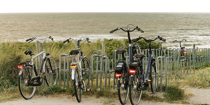 Balade à vélo sur l'île d'Oléron en hiver