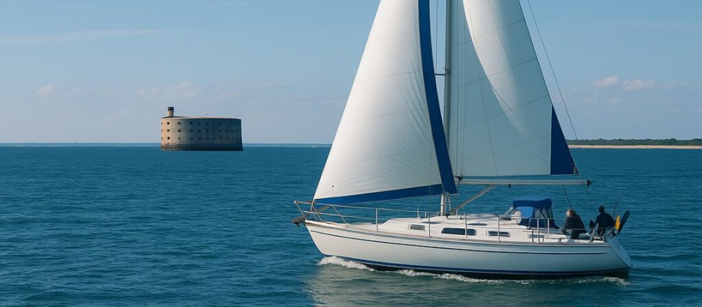 Voilier sur l'Île d'Oléron